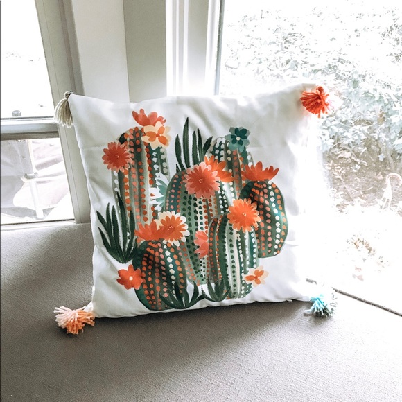 merchant 41 Other - 18” by 18” pillow case succulent cactus